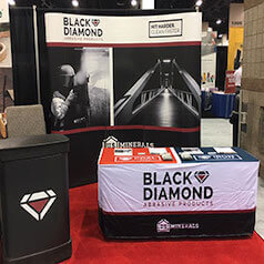 Black Diamond Abrasives trade show booth at True Value Fall Reunion
