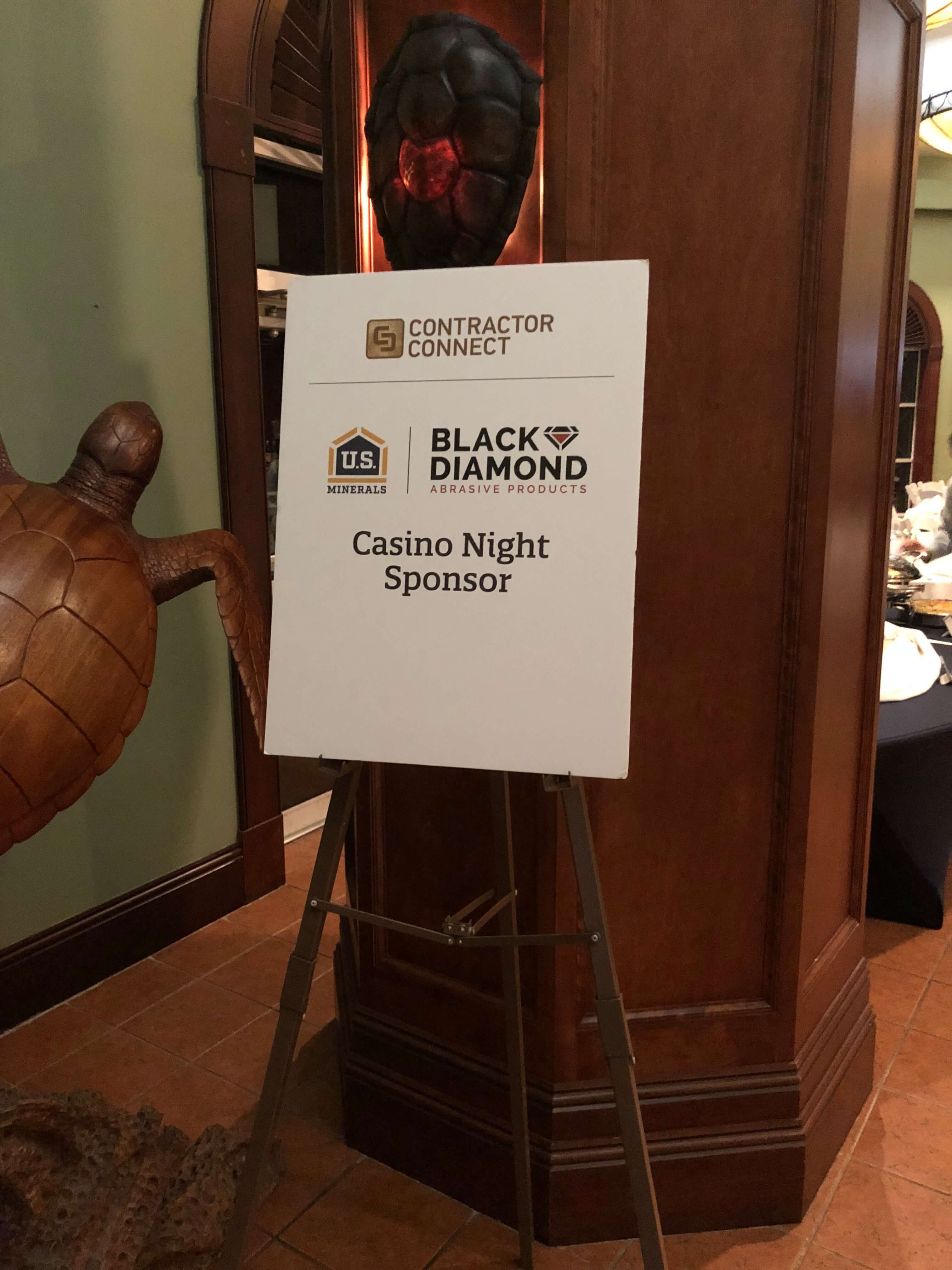 Black Diamond Sponsors Casino Night at Contractor Connect